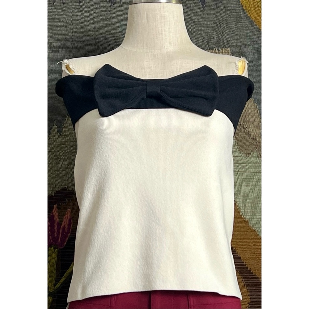 Anthropologie Maeve Off The Shoulder Bow Top XL